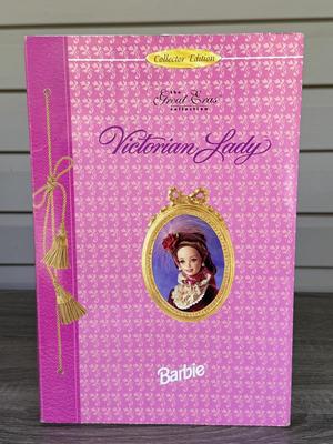 LOT 69H: NRFB Mattel Collector Edition Barbie Great Eras Collection Dolls: 1994 Medieval Lady (12791), 1995 Victorian Lady (14900) &...