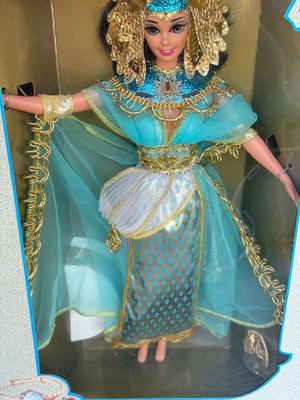 LOT 70H: NRFB Mattel Collector Edition Barbie Great Eras Collection Dolls: 1993 Egyptian Queen (11397), 1995 Grecian Goddess (15005)...