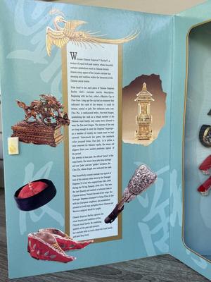 LOT 70H: NRFB Mattel Collector Edition Barbie Great Eras Collection Dolls: 1993 Egyptian Queen (11397), 1995 Grecian Goddess (15005)...