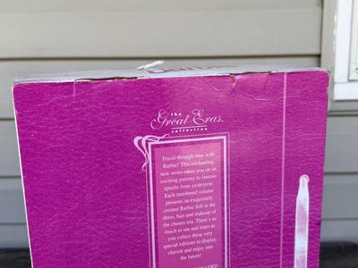 LOT 71H: NRFB Mattel Collector Edition Barbie Great Eras Collection Dolls: 1993 1850's Southern Belle (11475), 1993 Gibson Girl...