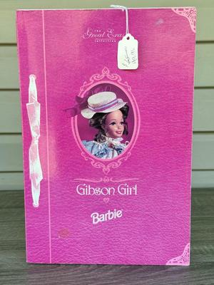 LOT 71H: NRFB Mattel Collector Edition Barbie Great Eras Collection Dolls: 1993 1850's Southern Belle (11475), 1993 Gibson Girl...