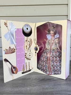 LOT 71H: NRFB Mattel Collector Edition Barbie Great Eras Collection Dolls: 1993 1850's Southern Belle (11475), 1993 Gibson Girl...