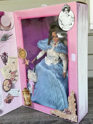 LOT 71H: NRFB Mattel Collector Edition Barbie Great Eras Collection Dolls: 1993 1850's Southern Belle (11475), 1993 Gibson Girl...