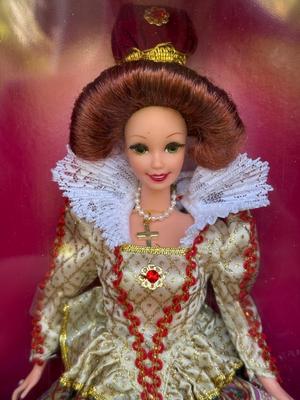 LOT 71H: NRFB Mattel Collector Edition Barbie Great Eras Collection Dolls: 1993 1850's Southern Belle (11475), 1993 Gibson Girl...