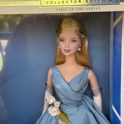 LOT 72P: NRFB Mattel Collector Edition Barbie Grand Entrance Dolls: 2000 #1 by Carter Bryant (28533) & 2001 #2 by Sharon Zuckerman...