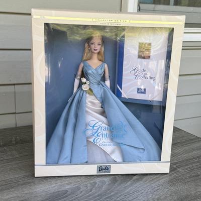 LOT 72P: NRFB Mattel Collector Edition Barbie Grand Entrance Dolls: 2000 #1 by Carter Bryant (28533) & 2001 #2 by Sharon Zuckerman...
