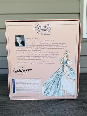 LOT 72P: NRFB Mattel Collector Edition Barbie Grand Entrance Dolls: 2000 #1 by Carter Bryant (28533) & 2001 #2 by Sharon Zuckerman...