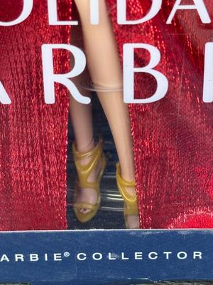 LOT 73P: NRFB Mattel Barbie Collector 2017 Holiday Barbies (DYX39 & DYX41) & Barbie Signature 30th Anniversary 2018 Holiday...