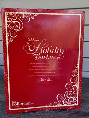 LOT 74P: NRFB Mattel Barbie Collector Holiday Barbie Dolls: 2014 (BDH13), 2015 (CHR76) & The Peace Hope Love Collection 2016 (DGX98)