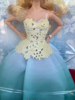 LOT 74P: NRFB Mattel Barbie Collector Holiday Barbie Dolls: 2014 (BDH13), 2015 (CHR76) & The Peace Hope Love Collection 2016 (DGX98)