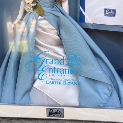 LOT 75P: NRFB Mattel Collector Edition Barbie Grand Entrance Dolls: 2000 #1 by Carter Bryant (28533) & 2001 #2 by Sharon Zuckerman...