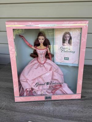 LOT 75P: NRFB Mattel Collector Edition Barbie Grand Entrance Dolls: 2000 #1 by Carter Bryant (28533) & 2001 #2 by Sharon Zuckerman...