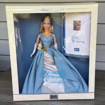 LOT 75P: NRFB Mattel Collector Edition Barbie Grand Entrance Dolls: 2000 #1 by Carter Bryant (28533) & 2001 #2 by Sharon Zuckerman...