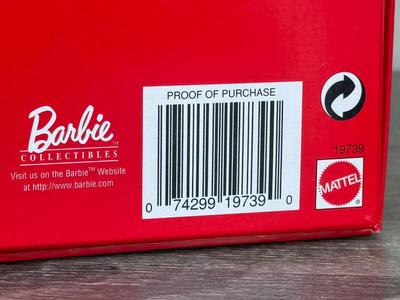 LOT 77P: NRFB Mattel Barbie Dolls: 1998 Sealed 2nd Edition Barbie Collector Club Cafe Society Barbie (18892) & Collector Edition...
