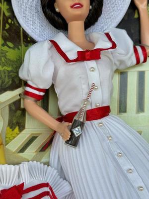 LOT 77P: NRFB Mattel Barbie Dolls: 1998 Sealed 2nd Edition Barbie Collector Club Cafe Society Barbie (18892) & Collector Edition...