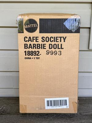 LOT 77P: NRFB Mattel Barbie Dolls: 1998 Sealed 2nd Edition Barbie Collector Club Cafe Society Barbie (18892) & Collector Edition...