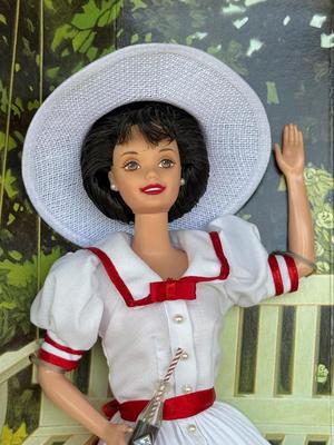 LOT 77P: NRFB Mattel Barbie Dolls: 1998 Sealed 2nd Edition Barbie Collector Club Cafe Society Barbie (18892) & Collector Edition...
