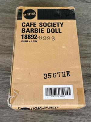 LOT 77P: NRFB Mattel Barbie Dolls: 1998 Sealed 2nd Edition Barbie Collector Club Cafe Society Barbie (18892) & Collector Edition...