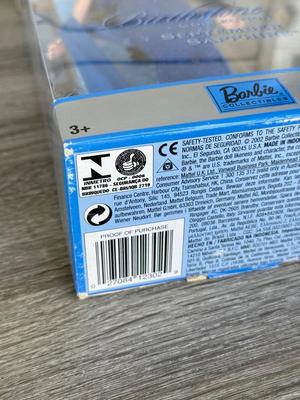 LOT 78P: NRFB Mattel Barbie: 2002 Collector Edition Birthstone September Sapphire (C5327), 2003 Ltd Edition Heather Fonseca Designer...