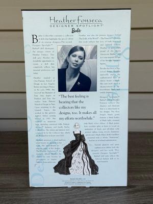 LOT 78P: NRFB Mattel Barbie: 2002 Collector Edition Birthstone September Sapphire (C5327), 2003 Ltd Edition Heather Fonseca Designer...