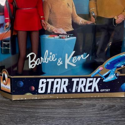 LOT 79P: NRFB Barbie & Ken Collector Edition Giftsets: 1996 Star Trek 30th Anniversary (15006) & 1998 as Mulder & Scully from...