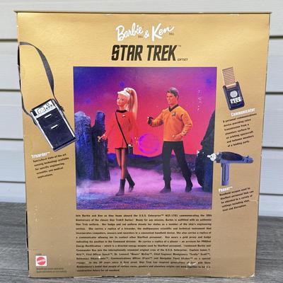 LOT 79P: NRFB Barbie & Ken Collector Edition Giftsets: 1996 Star Trek 30th Anniversary (15006) & 1998 as Mulder & Scully from...