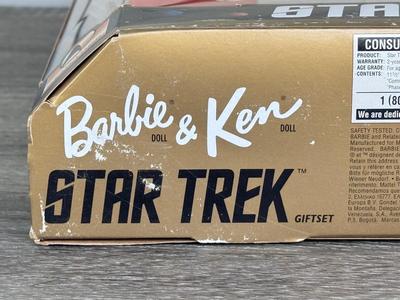 LOT 79P: NRFB Barbie & Ken Collector Edition Giftsets: 1996 Star Trek 30th Anniversary (15006) & 1998 as Mulder & Scully from...