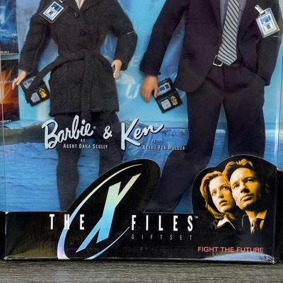 LOT 79P: NRFB Barbie & Ken Collector Edition Giftsets: 1996 Star Trek 30th Anniversary (15006) & 1998 as Mulder & Scully from...