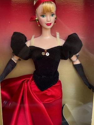 LOT 80P: NRFB late 1990s Mattel Avon Exclusive Special Edition Barbie Dolls: Winter Rhapsody (16353), Winter Splendor (19357) &...