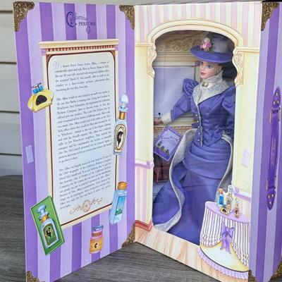 LOT 80P: NRFB late 1990s Mattel Avon Exclusive Special Edition Barbie Dolls: Winter Rhapsody (16353), Winter Splendor (19357) &...