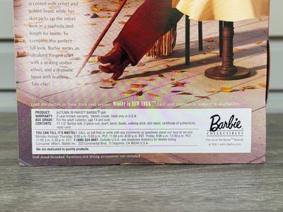 LOT 121P: NRFB 1998 Mattel Collector Edition Barbie City Seasons Dolls: Winter in New York (19429) & Fall in Paris (19367)