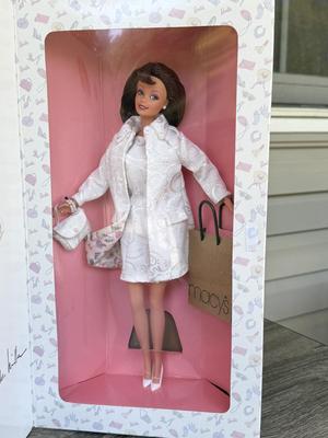 LOT 124P: NRFB Mattel Barbie Dolls: 1996 Ltd Edition Macy's City Shopper Barbie designed by Nicole Miller (16289) & Special...