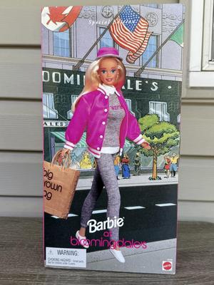 LOT 124P: NRFB Mattel Barbie Dolls: 1996 Ltd Edition Macy's City Shopper Barbie designed by Nicole Miller (16289) & Special...