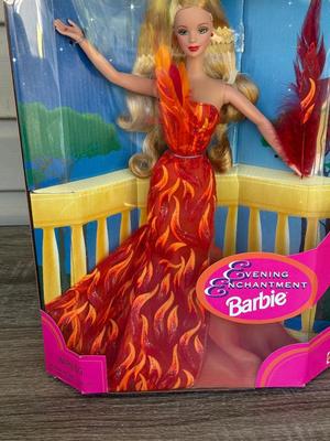 LOT 125P: NRFB 1997 Special Edition Barbie Dolls: Sparkle Beauty (17251), Evening Elegance Series Evening Enchantment (19783), Charity...