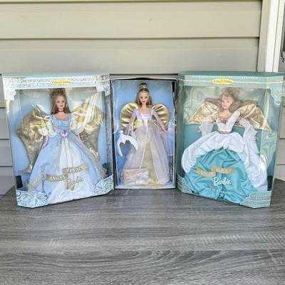 LOT 126P: NRFB Mattel 1998-99 Barbie Dolls: Special Edition Angelic Inspiration (24984/F260621) & Collector Edition Timeless...