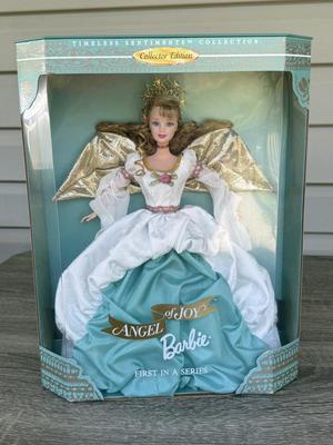 LOT 126P: NRFB Mattel 1998-99 Barbie Dolls: Special Edition Angelic Inspiration (24984/F260621) & Collector Edition Timeless...