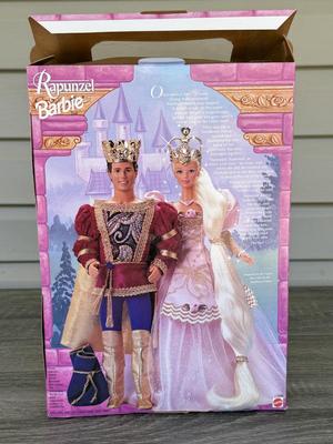 LOT 127P: Mattel Barbie: Collector Edition Classic Ballet Series Barbie as the Sugar Plum Fairy (17056), 1997 Rapunzel Barbie (17646)...