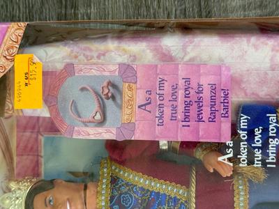 LOT 127P: Mattel Barbie: Collector Edition Classic Ballet Series Barbie as the Sugar Plum Fairy (17056), 1997 Rapunzel Barbie (17646)...