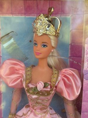 LOT 127P: Mattel Barbie: Collector Edition Classic Ballet Series Barbie as the Sugar Plum Fairy (17056), 1997 Rapunzel Barbie (17646)...