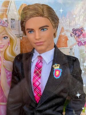 LOT 128P: NRFB Mattel Barbie Dolls: 2011 Princess Charm School Nicholas (V6828) & Special Edition: 1995 Crystal Splendor (15136)...