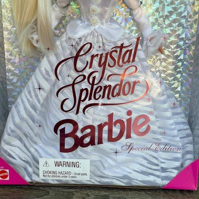 LOT 128P: NRFB Mattel Barbie Dolls: 2011 Princess Charm School Nicholas (V6828) & Special Edition: 1995 Crystal Splendor (15136)...