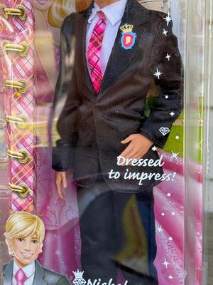 LOT 128P: NRFB Mattel Barbie Dolls: 2011 Princess Charm School Nicholas (V6828) & Special Edition: 1995 Crystal Splendor (15136)...