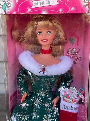 LOT 128P: NRFB Mattel Barbie Dolls: 2011 Princess Charm School Nicholas (V6828) & Special Edition: 1995 Crystal Splendor (15136)...