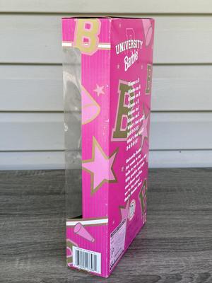 LOT 129P: 2011 Barbie R/C Convertible (untested - X5450) & NRFB Mattel: 1996 Penn State Cheerleader University (17698) & 1998...