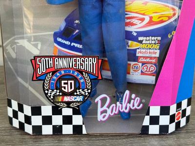LOT 129P: 2011 Barbie R/C Convertible (untested - X5450) & NRFB Mattel: 1996 Penn State Cheerleader University (17698) & 1998...