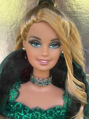 LOT 130P: NRFB Mattel Holiday Barbie Collector Dolls: 2004 (B5848) & Bob Mackie: 2005 (G8058) & 2006 (J0949)