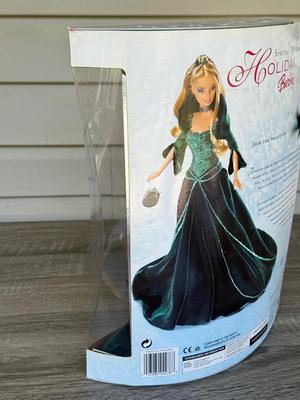 LOT 130P: NRFB Mattel Holiday Barbie Collector Dolls: 2004 (B5848) & Bob Mackie: 2005 (G8058) & 2006 (J0949)