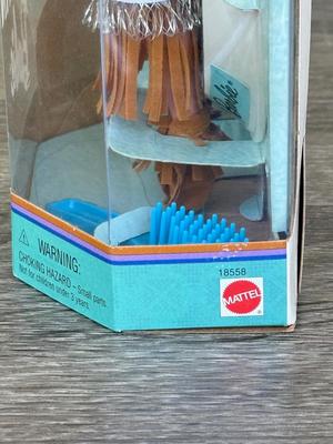 LOT 131P: NRFB Mattel Collector Edition Native American Barbie Dolls: 1996 Dolls of the World Arctic Barbie (16495), 1997 4th Edition...