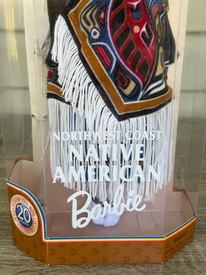 LOT 131P: NRFB Mattel Collector Edition Native American Barbie Dolls: 1996 Dolls of the World Arctic Barbie (16495), 1997 4th Edition...