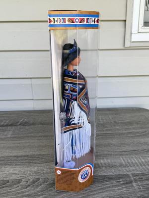 LOT 131P: NRFB Mattel Collector Edition Native American Barbie Dolls: 1996 Dolls of the World Arctic Barbie (16495), 1997 4th Edition...